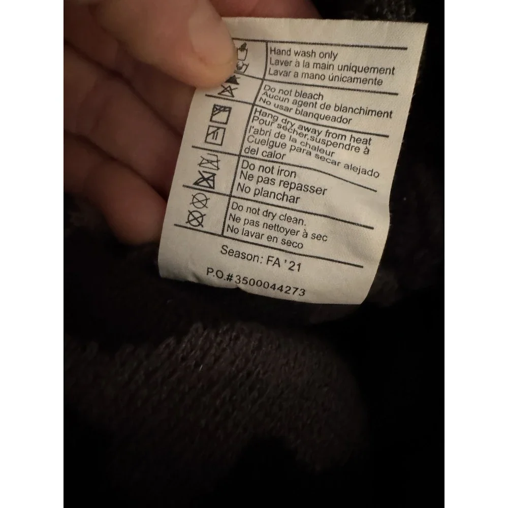 Carhartt Thick Winter Hat Toboggan Beanie Camo Print Black Gray Camouflage - Picture 4 of 4